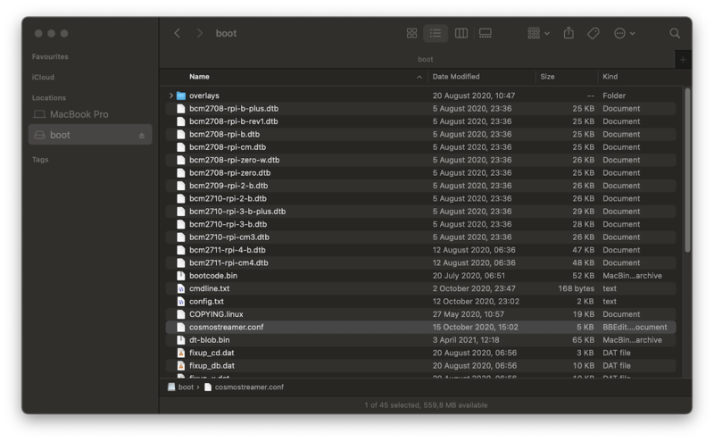 Configuration file access