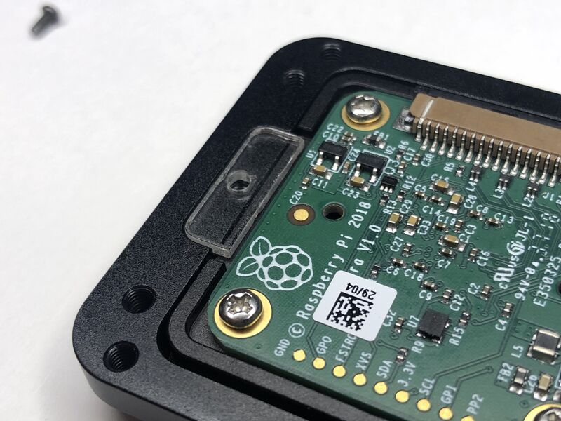 Carriages' fixators installation, step 3