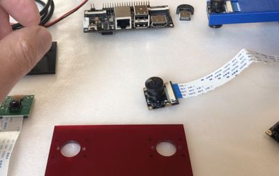 Wideangle camera installation