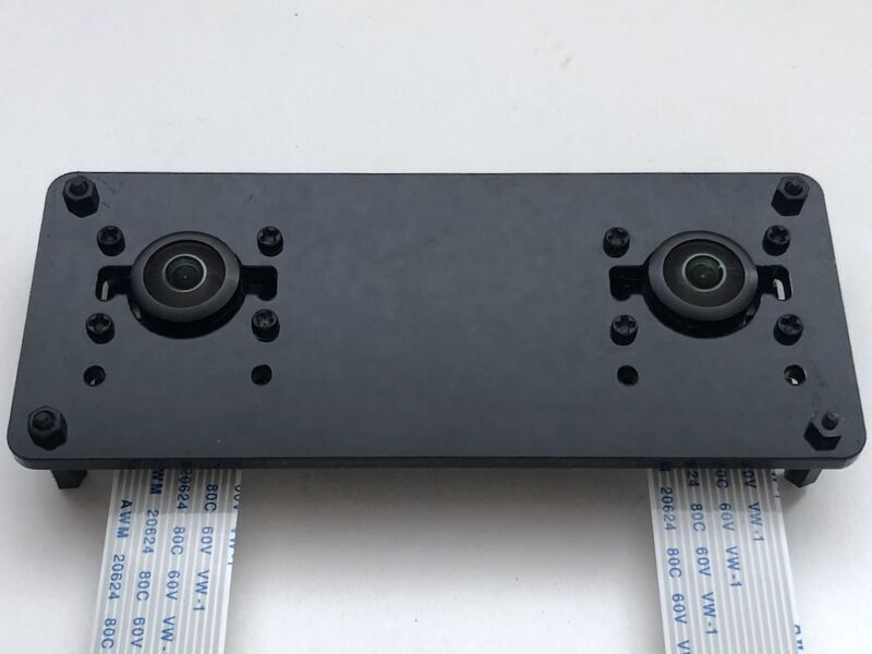 Recessed installation of the cameras