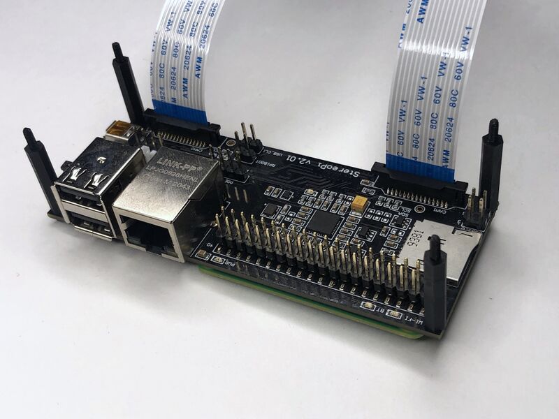 StereoPi v2 with the spacers