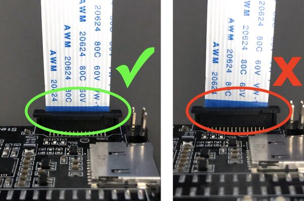 Ribbon cable installation