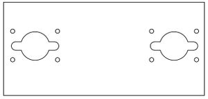 StereoPi support plate for wide angle Waveshare cameras