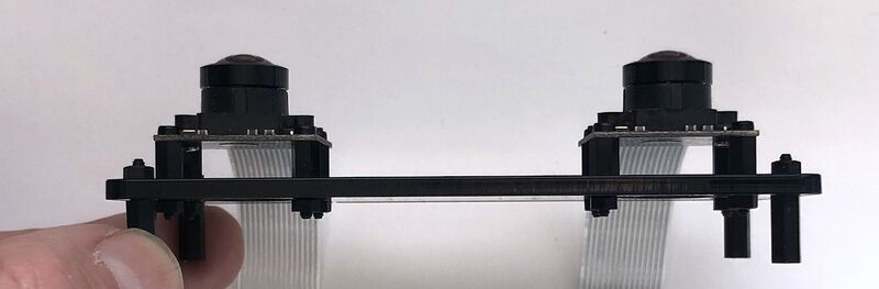 Elevated installation of the cameras