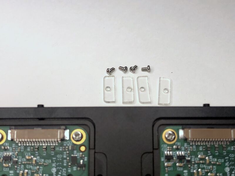 Carriages' fixators installation