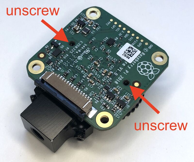 HQ camera disassembly, part 1